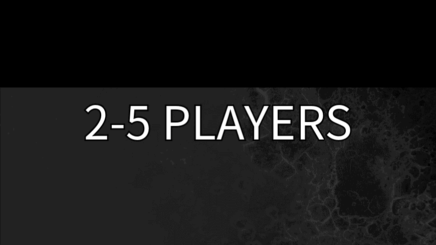 Team EvL promo animation, opening on a title card reading “2-5 players”