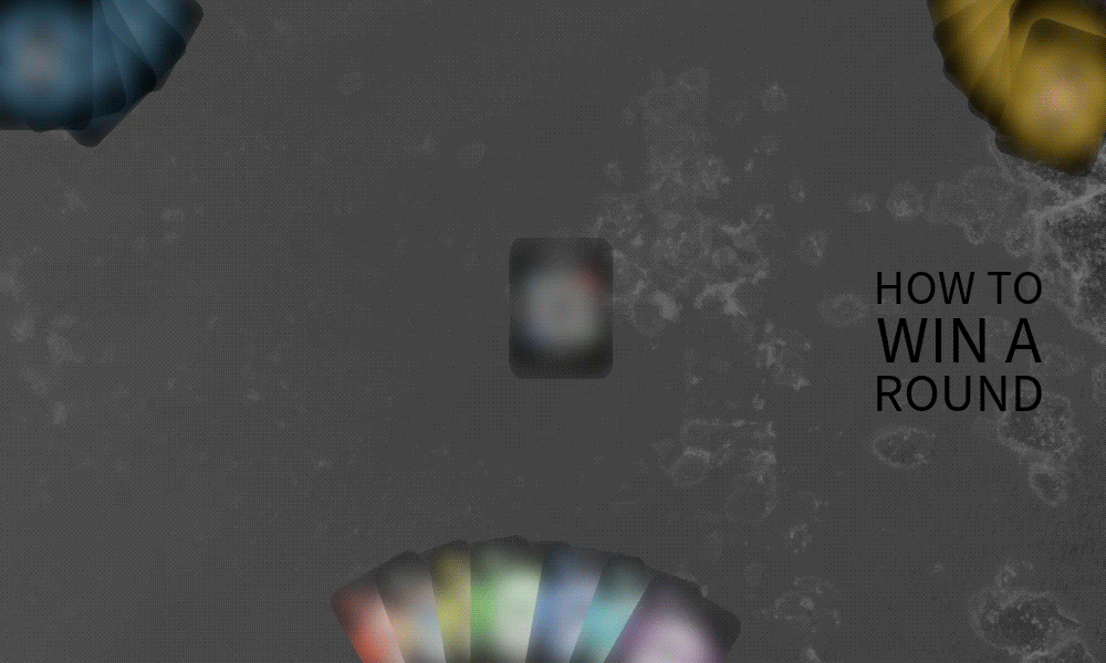 A fast-forwarded round, ending as the winner places an Element with a Heal action and Calls the Ritual
